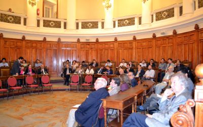 El seminario se realizó en la Sala de Sesiones del Senado, en el ex Congreso Nacional.