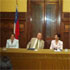 La ceremonia fue presidida por la Vicerrectora de Asuntos Académicos, Dra. cecilia Sepúlveda (a la derecha)